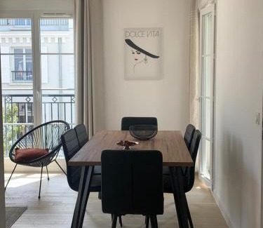 Serris Apartment | Élégance et Confort entre Disney et Val d'Europe 6 Personnes+Parking