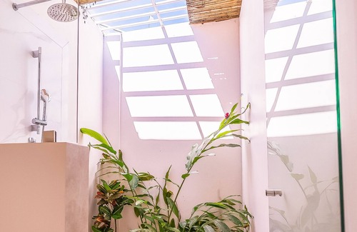 Tamarindo Hotel | Élégant cabina, tropical shower