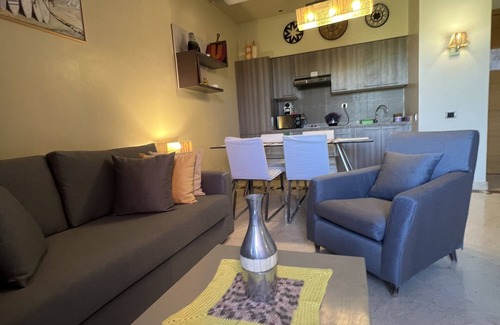 Palmeraie Apartment | Élégant Duplex Solarium au Coeur du Projet Vizir Marrakech Avec Accès au Parc