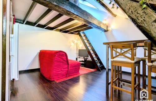 Bourgogne Apartment | Ô Cocon - Central - Climatisé - Poutres apparentes