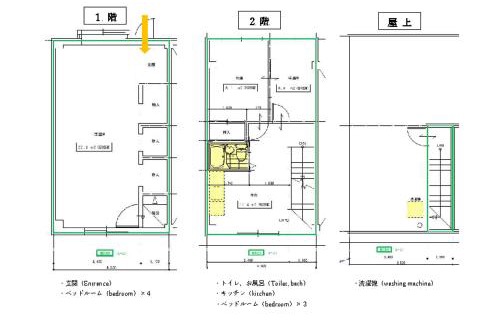 Kiho-cho Apartment | ゲストハウスサンパティオ