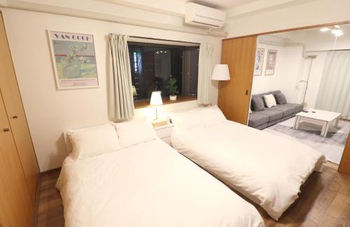 Namba Apartment | ポムドパン1003大阪中心街 道頓堀徒歩10分! 日本橋駅 徒歩10分 ホテルリネン使用