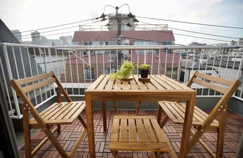 Shinjuku Apartment | 暮。新宿 Shinjuku Stay SaWa 403 - Top Floor Terrace Bedrooms