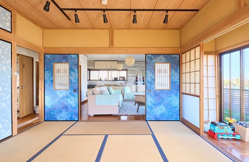 Chosei Apartment | 滑り台ブランコ砂場のあるペットと過ごせる夕日の美しい宿。