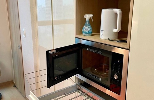 Songpa Apartment | 롯데월드 타워 호수n4면통창+정면꽉찬 뷰n흔하지않은주차지원n전기차 O