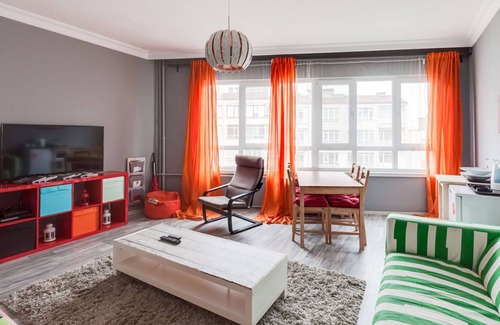 Ankara City Center House | 1+1 Studio Flat Amazing View @7th Floor 06ev Rental House