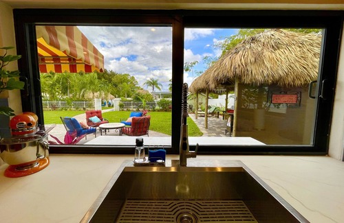 Lake Worth House | 1-Acre Resort-Style Paradise Near West Palm Beach, Heated Pool, Tikis, Sleep 14