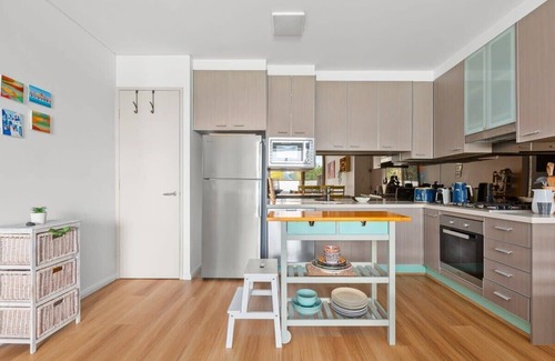 Rhodes Apartment | 1-Bed River-side with Pool & Sauna by Park & Shops
