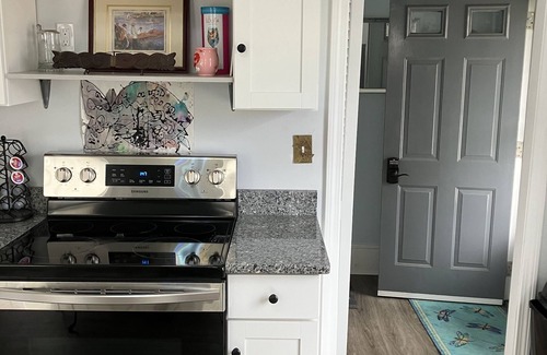 Old Orchard Beach Apartment | 1 bedroom apartment steps away from Old Orchard Beach with partial ocean view.