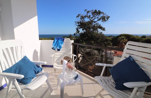 Santa Eulalia Apartment | 1 bedroom apartment with sea view, pool and garage