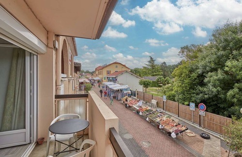 Barbotan-les-Thermes Apartment | 1-Bedroom Apartment with Balconies in Barbotan, perfect for 2