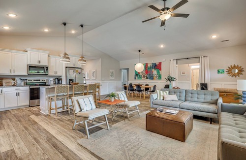 Tranquil Harbour House | < 1 Mi to Beach: Home w/Pool in Oak Island!