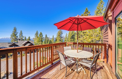 Lake Forest House | 1 Mi to Lake Tahoe: Home w/Hot Tub & Decks