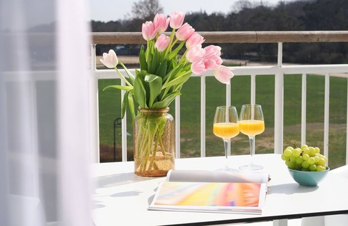 Heringsdorf Apartment | 1-room vacation apartment with balcony facing the lake