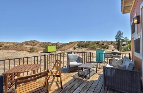 Aguanga Cabin | 10 Acres Near Wineries: Pool, View, Dog-friendly, BBQ - Orange Cabin by Ranch Life Getaway