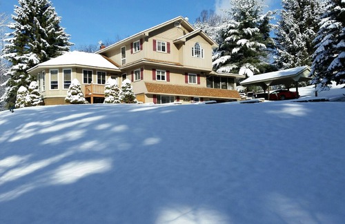 Champion Ski Chalet | 10 bedroom 5 bath mountain home with private in-ground pool.
