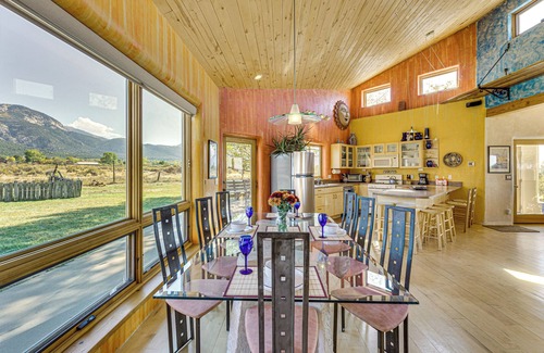 Arroyo Seco House | 10 Mi to Taos Ski Valley: Mtn-View Duplex w/Deck!