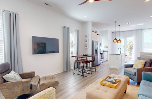 Wilmington Beach House | 10% Off Aug + Sept | Charming Modern Duplex, Fenced Yard, Dogs OK, Easy Walk to Beach + Greenway