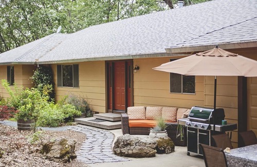 Nevada City House | 100 acres of Private Forest & Creek Waterfalls, 15-Miles of Trails