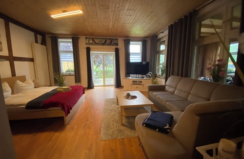 Krakvitz House | 100 square meter apartment with two sleeping areas, terrace, kitchen, bathroom and sauna!