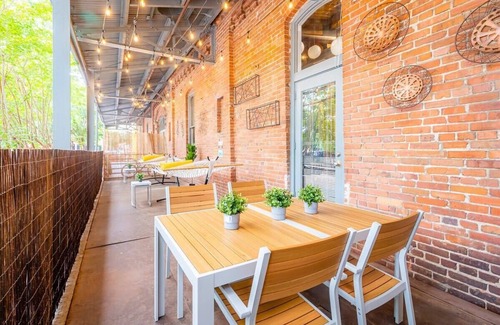 Downtown Apartment | 100 Year-Old Historic Brick 2BR Loft -Large Patio1