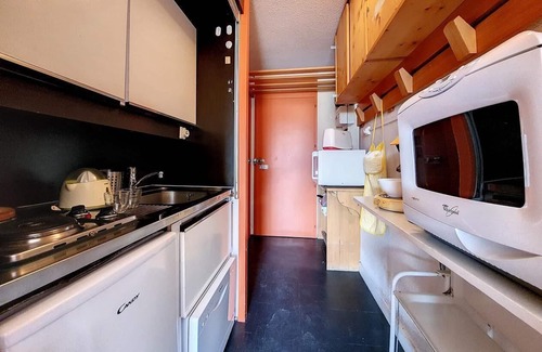 Les Menuires Apartment | 100m from ski slopes, 2nd floor, balcony, tv, ski locker, 24m², Les Menuires