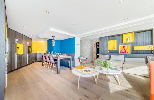 Tignes le Lac Apartment | 10m from ski slopes, 11st floor, tv, ski locker, 80m², Tignes