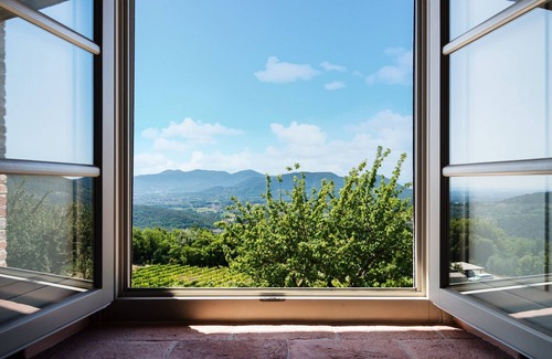 Lucca Villa | 11th CENTURY VILLA, Stunning View & Pool, Unrivaled Private Setting near Lucca