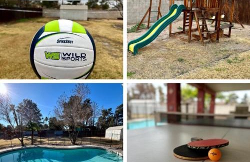 Las Vegas House | 12 guests. W/Ping pong, Air hockey, Volleyball!