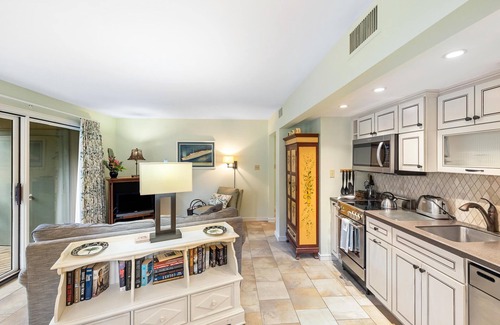 West Beach Village Condo | 1409 West Beach: 1BR Getaway, Near Beach, Credit for Bikes/Beach Gear
