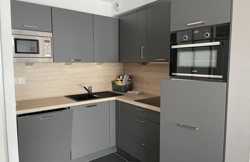 Eaux-Bonnes Apartment | 150m from ski slopes, Ground floor, view ski slopes, swimming pool, balcony, tv, ski locker, 52m²