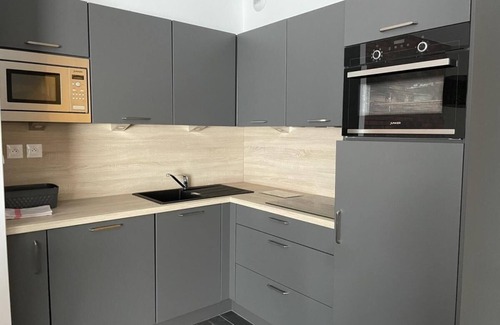 Eaux-Bonnes Apartment | 150m from ski slopes, 1st floor, view mountain/resort, swimming pool, terrace, tv, ski locker, 65m²