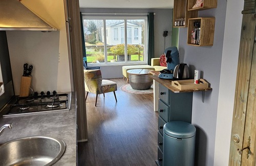 Petten Ski Chalet | 175. Prachtig ruim chalet aan de Noordhollandse kust compleet voor 5 personen.
