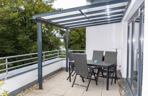 Heppens Apartment | 184 Penthouse am Park - Rembrandt - Rembrandt - Wohnen im Penthouse mit Überdachter Terrasse