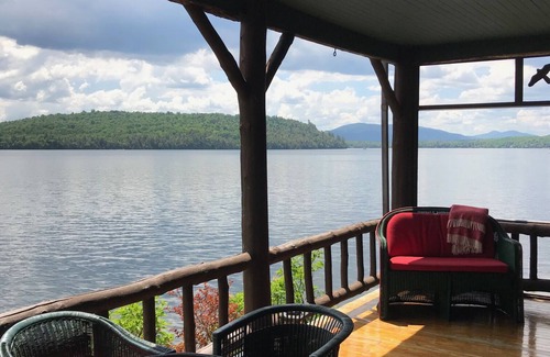 Lake Placid House | 1904 HISTORIC WATERFRONT HOME AND PONTOON. SEPTEMBER SPECIAL AVAILABLE!