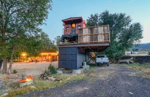 Colorado Springs House | 1920s Red Rock Caboose Bike Hike Explore