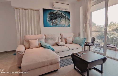 Dongorpur House | 1BHK 2bed Greenfield view luxurious apartment at Calangute Goa India