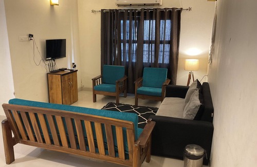 Candolim Apartment | 1BHK Apartment, walking distance from the beach