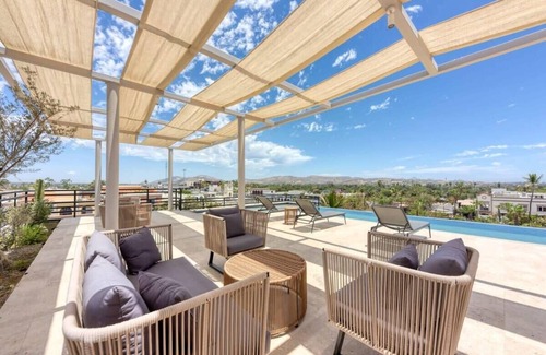 Downtown San Jose del Cabo Apartment | 1BR Rooftop & Pool in Cardinal