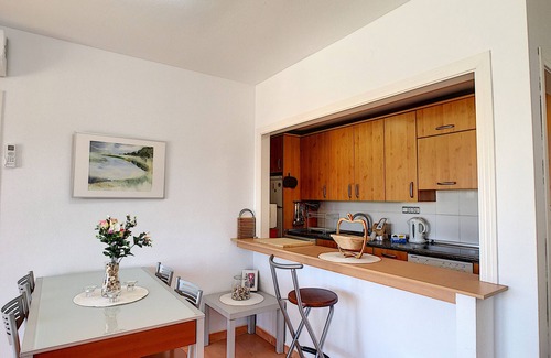 Playa Honda Apartment | 1st floor apartment, front line complex, sea view