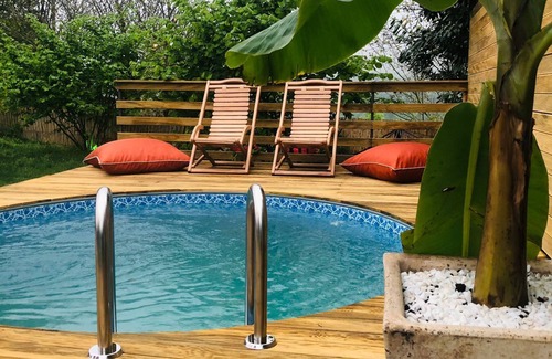 Sapanca House | 2+1 Heated Pool-Fireplace-Sheltered 5 Person Bungalow in Sapanca Memnuniye