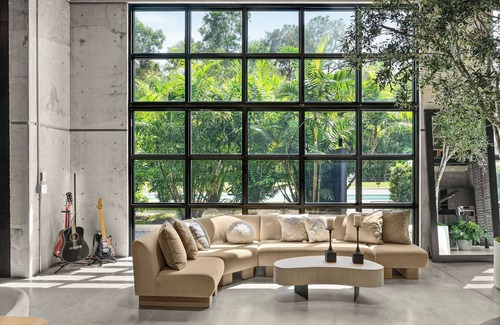 Naples House | 2.5-Acre Modern Industrial Estate w/Cinema, Gym, Pool, Pickle Ball, Hot Tub