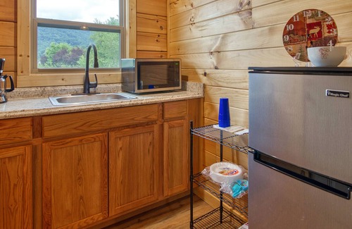 Waynesville Cabin | 2 BD 1 BA Efficiency Cabin Views Easy Paved Access, Cable, WIFI Close to Town