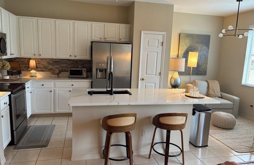 Bonita Springs Condo | 2-bdrm & office Condo Ground floor w/lake view Gated Golf Community near Beach