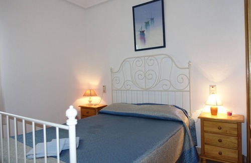 Puerto Marino Apartment | 2 bed, 1 bath ground floor apartment , Wifi, TV, walking distance to the beach.