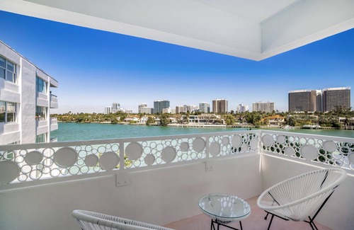 Bay Harbor Islands Apartment | 2 Bed 2 Bath, Private Balcony and Water Views
