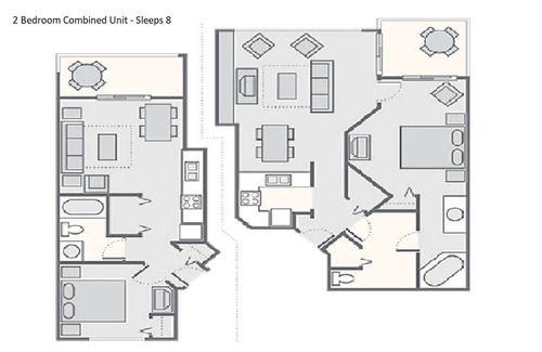 Pigeon Forge Villa | 2 Bedroom 2 Bath near Pigeon Forge and Great Smoky Mountains National Park