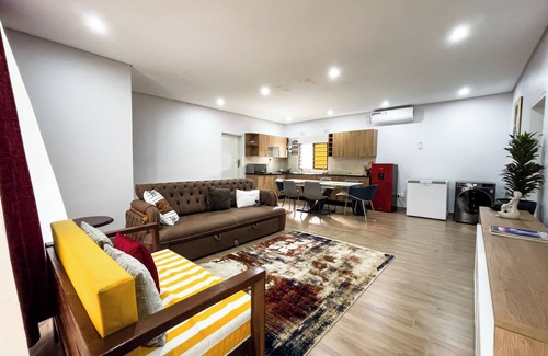 Lusaka House | 2-bedroom apartment in delightful Lusaka's with AC, power backup gardens