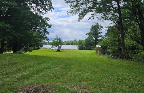 Carlton Cabin | 2-bedroom cabin on quiet Lac LA Bell Lake enjoy fishing, swimming and more!