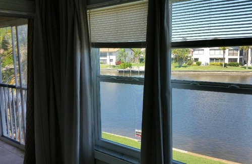Fort Myers Condo | 2 bedroom condo, private end unit with beautiful intersecting canal views.